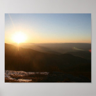 Blue Ridge-zonsopgang Poster