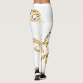 Blue Ring Octopus Leggings (Achterkant)