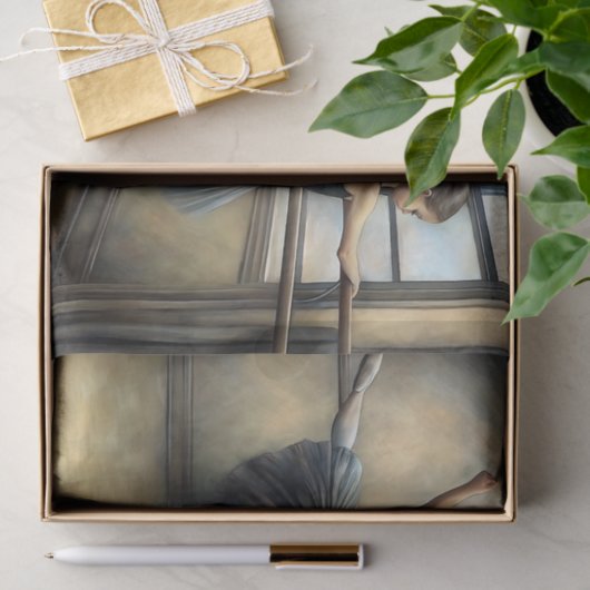 Blue Rio Ballerina Decoupage Tissuepapier (Geschenk)