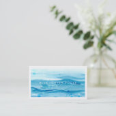 Blue Ripple | Pool Care of Swim Visitekaartje (Staand voorkant)