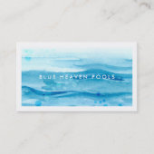 Blue Ripple | Pool Care of Swim Visitekaartje (Voorkant)