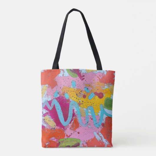 Blue River Canvas tas (Achterkant)