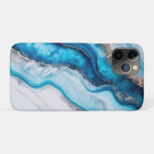 Blue River Marble Case-Mate iPhone Case (Achterkant (horizontaal))