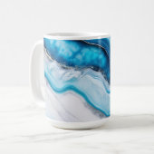 Blue River Marble Koffiemok (Voorkant links)