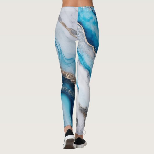 Blue River Marble Leggings (Achterkant)
