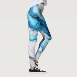 Blue River Marble Leggings