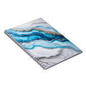 Blue River Marble Notitieboek (Rechterzijde)
