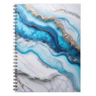 Blue River Marble Notitieboek