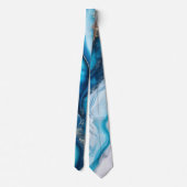 Blue River Marble Stropdas (Achterkant)