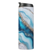 Blue River Marble Thermosbeker (Geroteerd rechts)