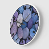 Blue River Rock Gepersonaliseerd fotoklok Grote Klok (Hoek)