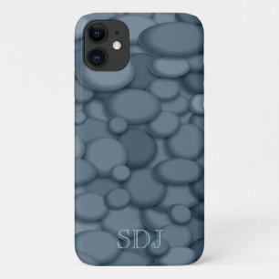 Blue River Rock Monogram Case-Mate iPhone Case