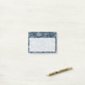 Blue River Rock Pebbles Art Post-it® Notes (Op bureau)