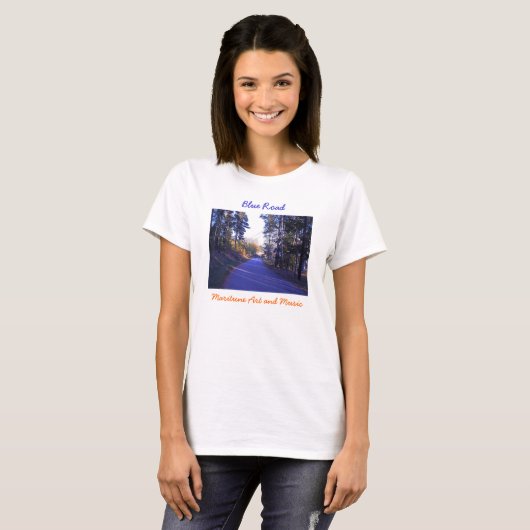 Blue Road T-shirt (Voorkant volledig)