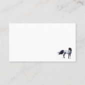 Blue Roan Horse Visitekaartje (Achterkant)