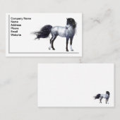 Blue Roan Horse Visitekaartje (Voorkant / Achterkant)