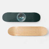 Blue Robot Mask - Opkomst van de AI dominioN Persoonlijk Skateboard (Horizontaal)