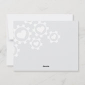 Blue Robot Valentijnsdag Boy Foto Classroom Feestdagenkaart (Achterkant)