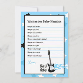 Blue Rock Star wil Baby advies Kaarten