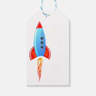 Blue Rocket Cadeaulabel