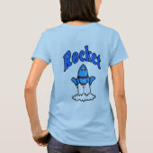Blue Rocket logo Shirt (Achterkant)