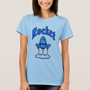 Blue Rocket logo Shirt