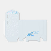 Blue Rocking Horse Baby shower Party gunst box Bedankdoosjes (Uitgevouwen)