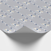 Blue Rocking Horse Cadeaupapier (Hoek)