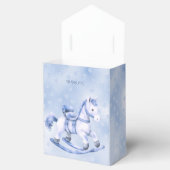 Blue Rocking Horse Favor Box Bedankdoosjes (Geopend)