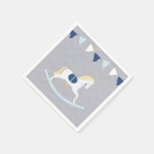 Blue Rocking Horse Servet (Hoek)