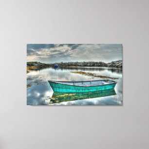 Blue Rocks Nova Scotia Canvas Afdruk