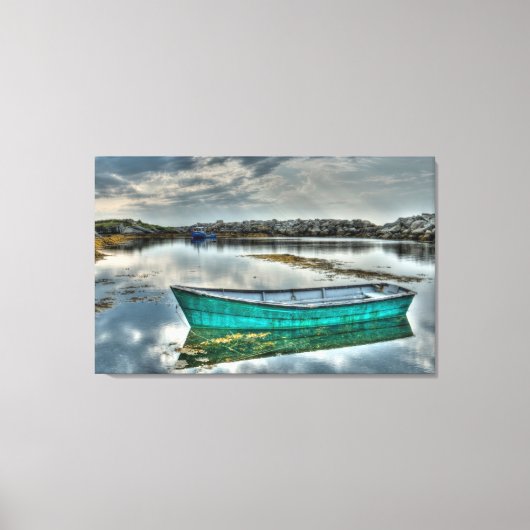 Blue Rocks Nova Scotia Canvas Afdruk (Voorkant)