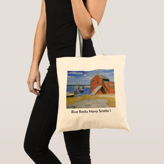 Blue Rocks, Nova Scotia I Tote Bag (Voorkant (product))