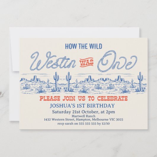 Blue Rodeo Hoe Westin een verjaardag was Kaart (Voorkant)
