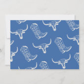  Blue Rodeo Wild en drie 3e verjaardag Kaart (Achterkant)