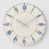 Blue Roman Elegant Classic Grote Klok (Voorkant)