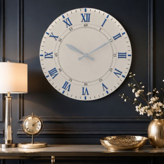 Blue Roman Elegant Classic Grote Klok