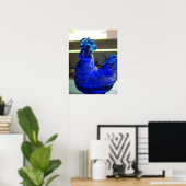 Blue Roo Poster (Thuiskantoor)
