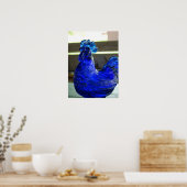 Blue Roo Poster (Keuken)