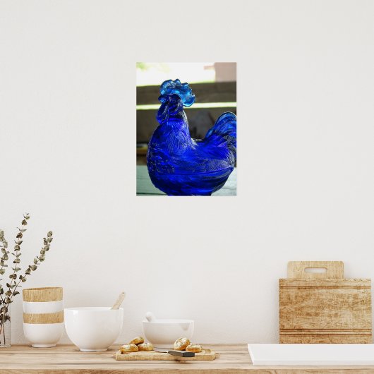 Blue Roo Poster (Keuken)