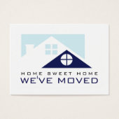 Blue Rooftop, wijziging adreskaart Visitekaartje (Voorkant)