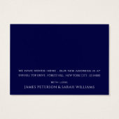 Blue Rooftop, wijziging adreskaart Visitekaartje (Achterkant)