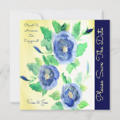 Blue Roos Artsy Aankondiging (Voorkant)