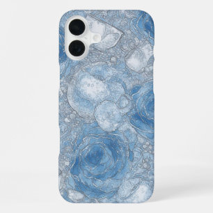 Blue Roos Bubble Brew - IPhone 16 Hoesje iPhone 16 Plus Hoesje
