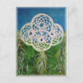 Blue Roos Dreamweaver Briefkaart (Voorkant)