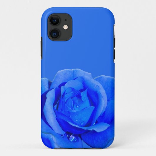 Blue Roos iPhone 5 Hoesje Rozen iPhone cases (Achterkant)