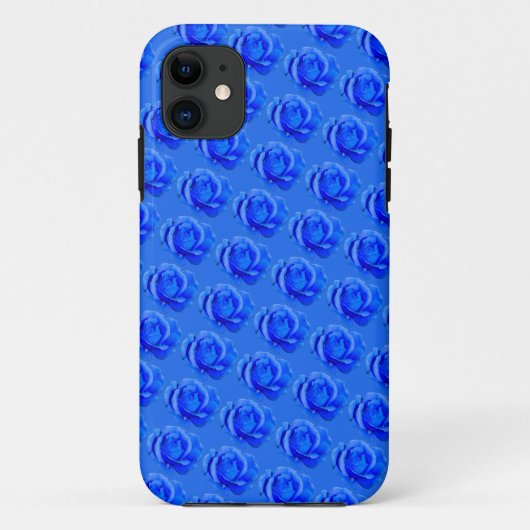 Blue Roos iPhone 5 Hoesje Rozen iPhone cases (Achterkant)