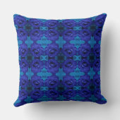 Blue Roos Keepomwille Kussen (Achterkant)