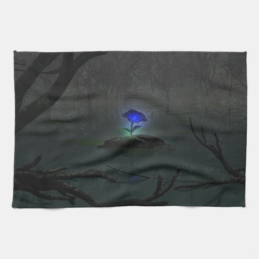 Blue Roos Kitchen Towel Theedoek (Horizontaal)