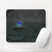 Blue Roos Mousepad Muismat (Met muis)